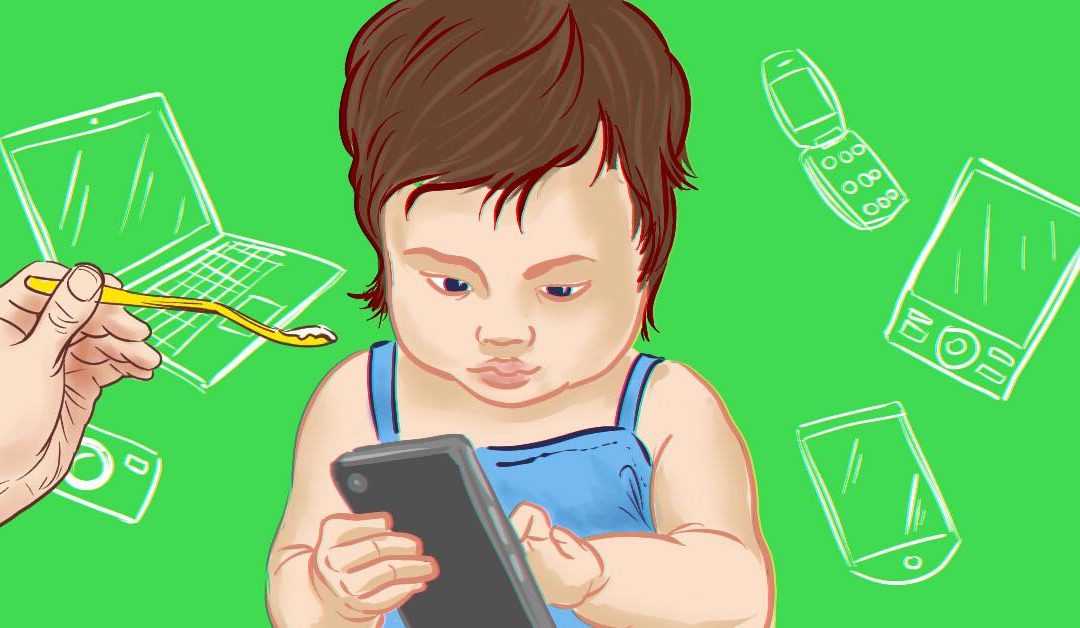Что делать, если ребенок не ест без планшета